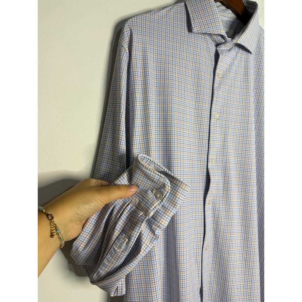 Porter & Ash long-sleeve dress shirt with their "Kinetic Stretch" material Sz XL - Picture 2 of 6